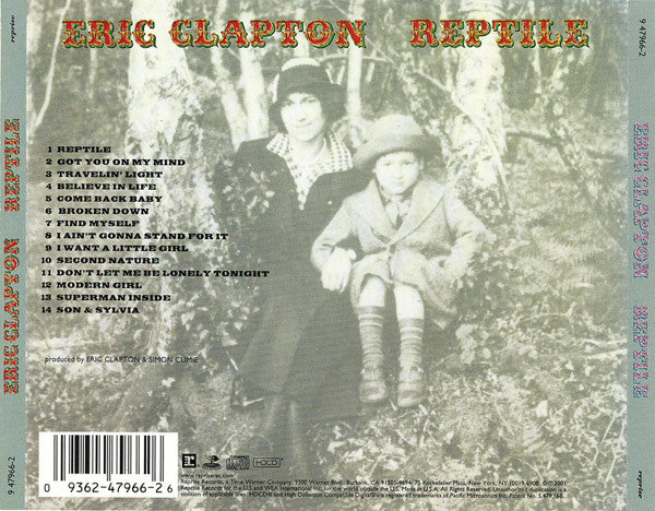 Eric Clapton - Reptile U.S. CD LP