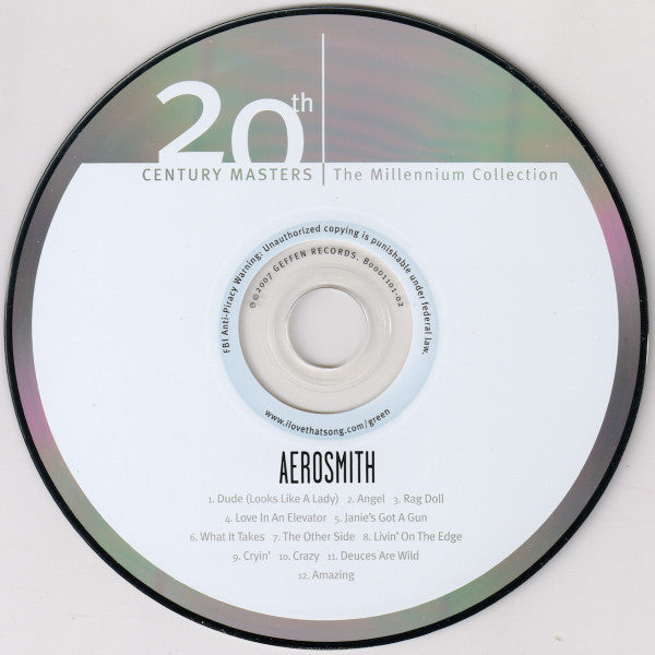 Aerosmith - The Millennium Collection U.S. CD LP