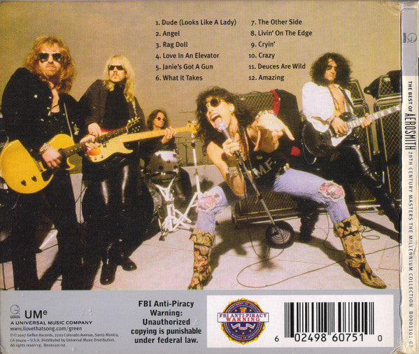 Aerosmith - The Millennium Collection U.S. CD LP