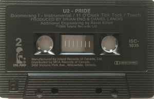 U2 - Pride (In The Name Of Love) - Rare Canadian Cassette Single