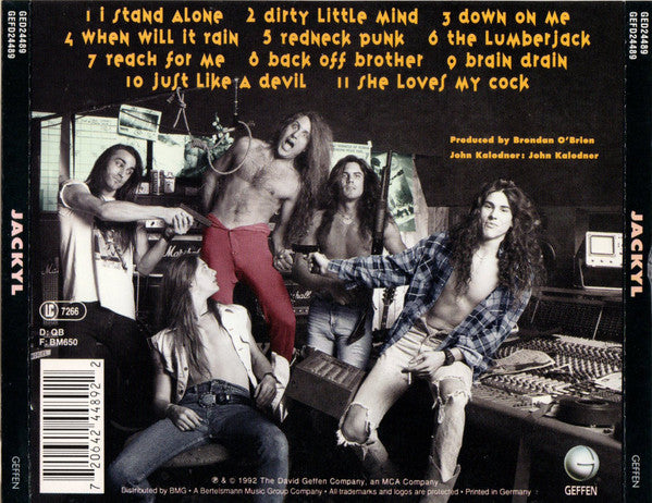 Jackyl - Jackyl U.S. CD LP Record Club Issue