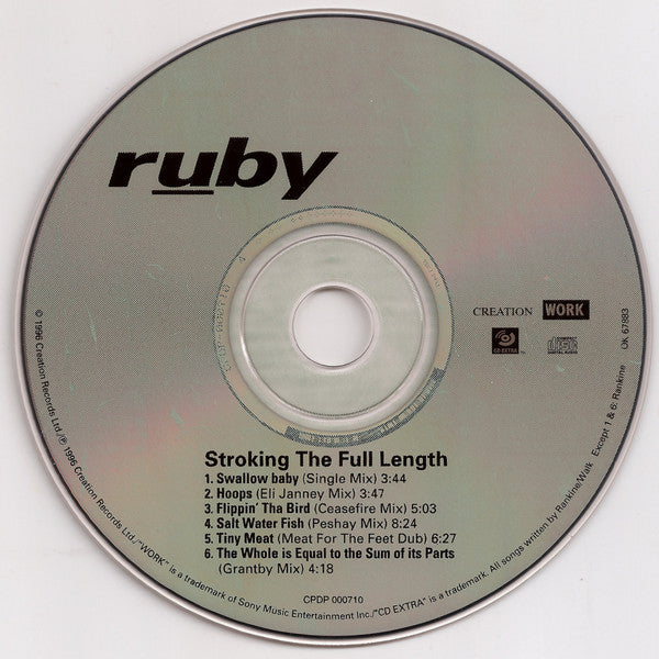 Ruby - Stroking The Full Length U.S. Remix EP CD