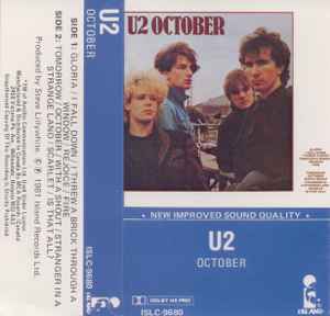 U2 - October Canadian Import Cassette LP