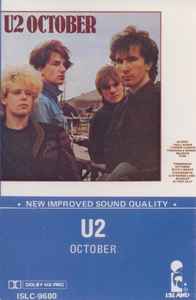 U2 - October Canadian Import Cassette LP