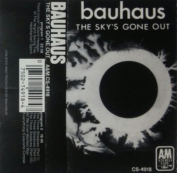 Bauhaus - The Skys Gone Out U.S. Cassette LP