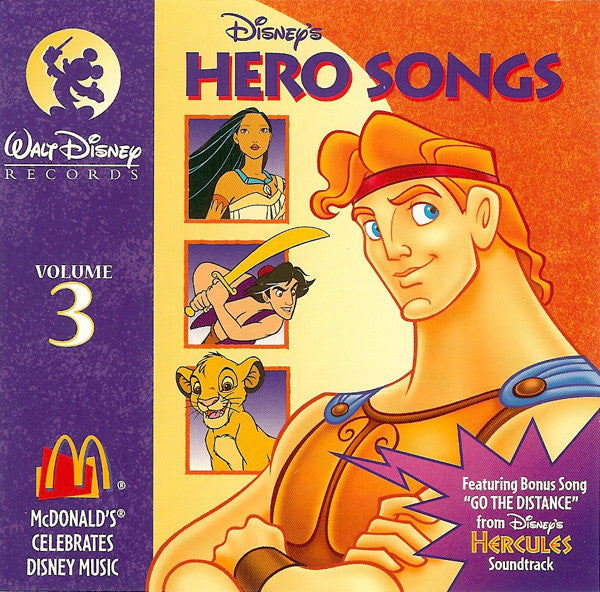 Walt Disney Classics - Hero, Rascal, & Buddy Songs - 3 x CD Set