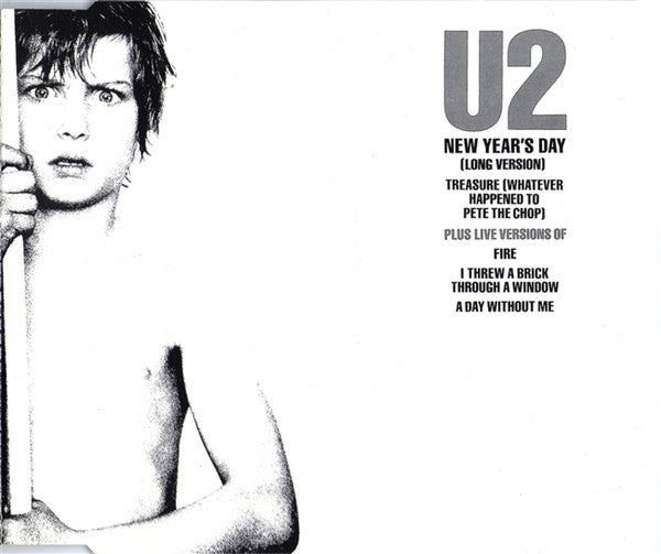 U2 - New Years Day Austrian Import 4-Track CD Single EP