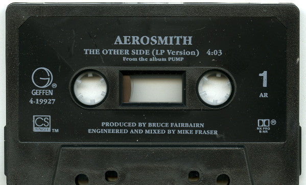 Aerosmith - The Other Side U.S. Cassette Single