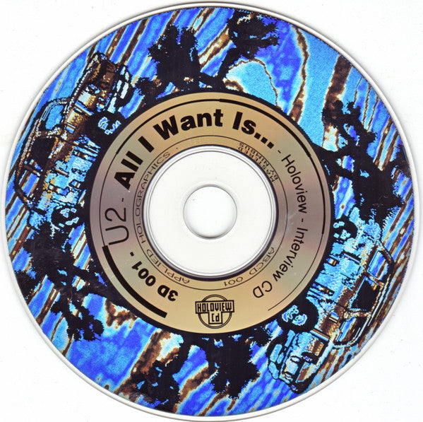 U2 - All I Want Is U2 Import Interview Hologram CD
