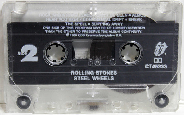 Rolling Stones - Steel Wheels U.S. Cassette LP