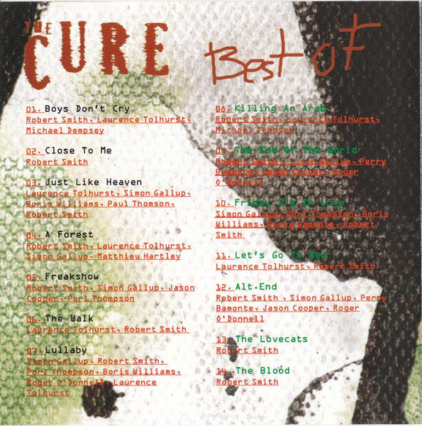 The Cure - Best Of RARE Ukrainian ONLY CD LP