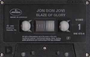 Bon Jovi - Young Guns 2 / Blaze Of Glory Canadian Import Cassette LP