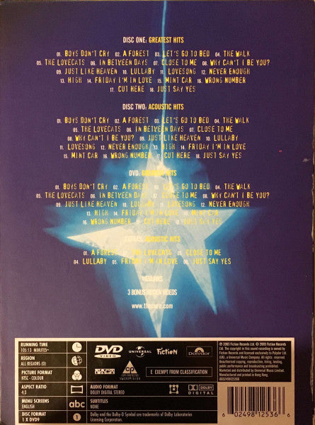 The Cure - Greatest Hits - RARE Import 3-Disc Box Set From Hong Kong