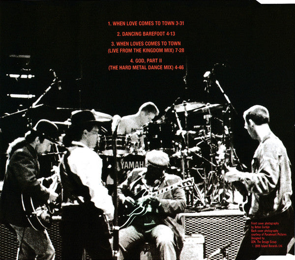 U2 & B B King - When Love Comes To Town German Import 4-Track CD Single