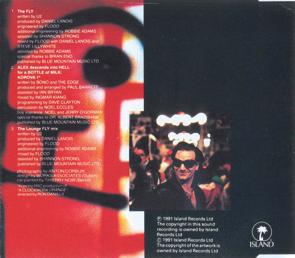 U2 - The Fly German 3-Track Import CD Single