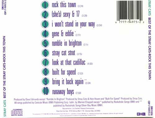 The Stray Cats - Rock This Town / Best Of U.S. CD LP