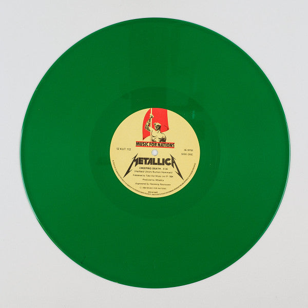 METALLICA - Creeping Death - VERY Rare GREEN Vinyl UK 12"