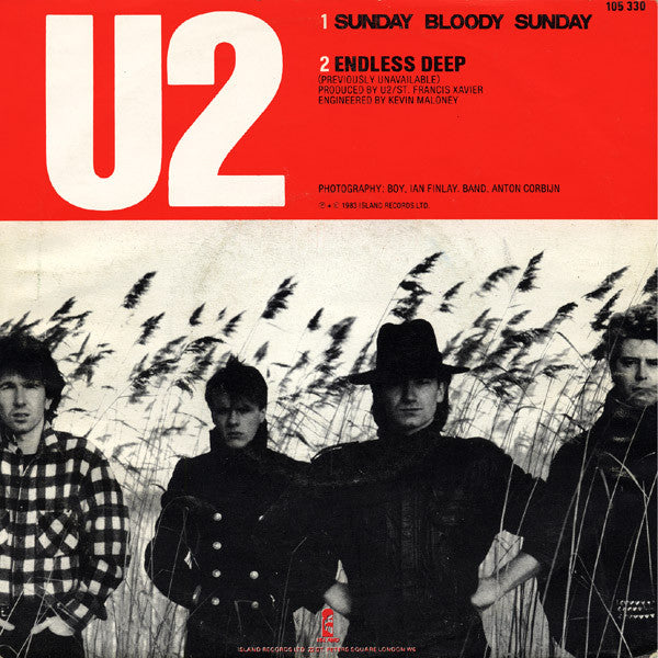 U2 - Sunday Bloody Sunday - German Import 7" Single