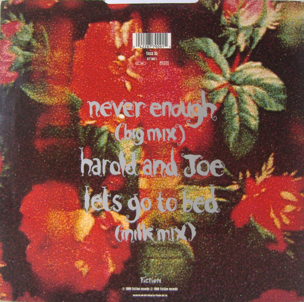 The Cure - Never Enough Extremely Rare U.K. 12" Test Pressing