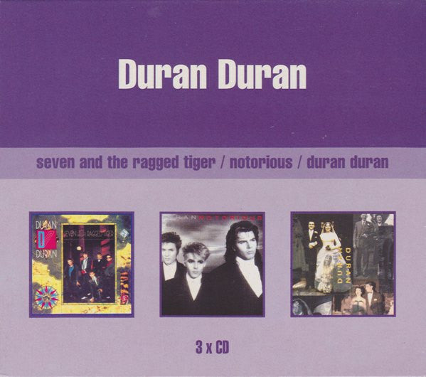 Duran 3-Album U.K. Impoet Box Set Seven - Notorious - Wedding NEW / Sealed