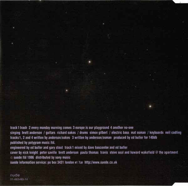 Suede - Trash U.K. 4-Track CD Single