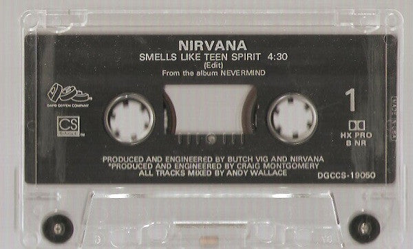 Nirvana - Smells Like Teen Spirit U.S. Cassette Single