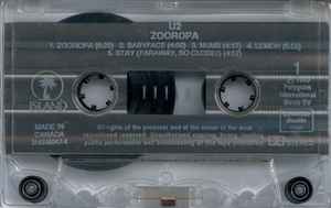 U2 - Zooropa Canadian Import Cassette LP