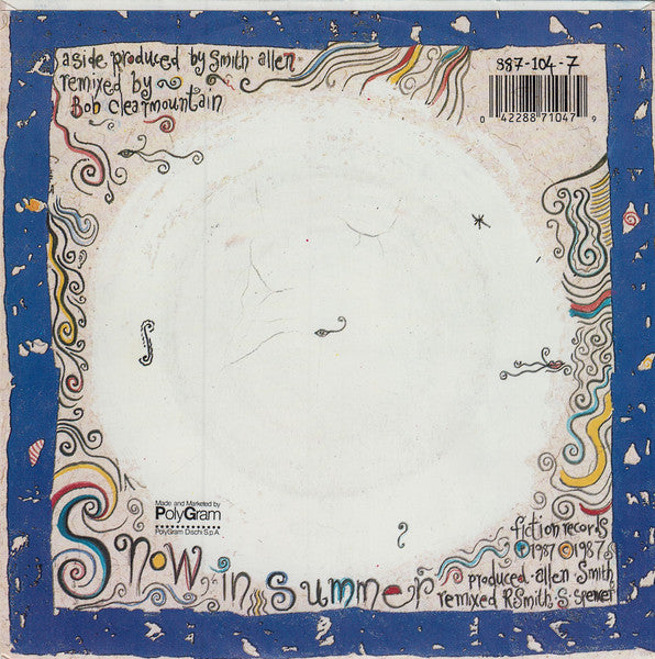 The Cure - Just Liked Heaven - RARE Italian 7" Single W/ Tour Dates