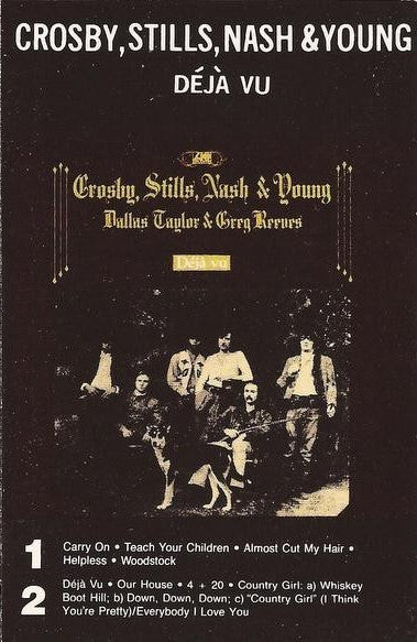 Crosby, Stills, Nash, & Young - Deja Vu U.S. Cassette LP