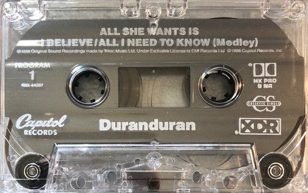 Duran Duran - All She Wants Is U.S. Cassette Single