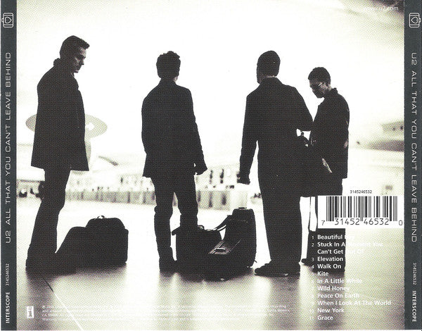 U2 - All That You Can't Leave Behind US CD LP