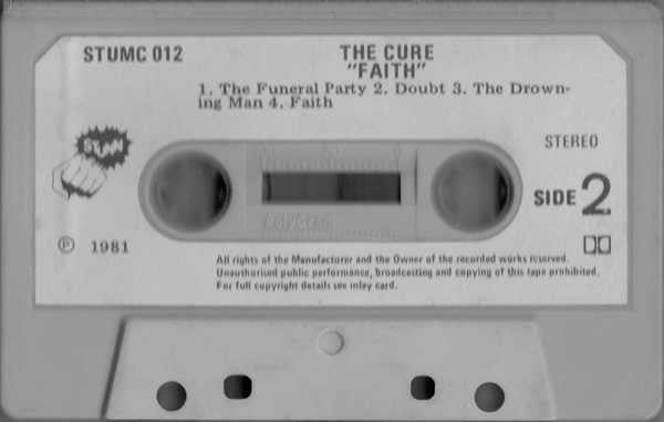 The Cure - Faith Rare New Zealand Import Cassette LP