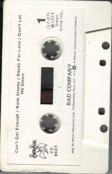 Bad Company - Bad Co Debut Album U.S. Cassette LP