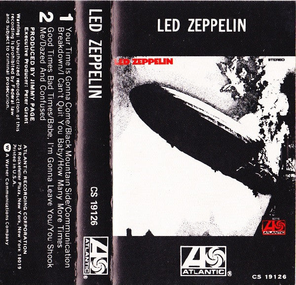 Led Zeppelin - Debut Album U.S. Cassette LP