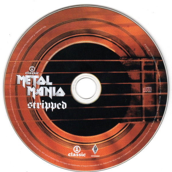 VH1 Classic Metal Mania 15-Track Various Artists Acoustic Compilation NEW / Factory Sealed