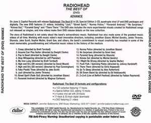 Radiohead - The Best Of - RARE Promotional / Advance DVD