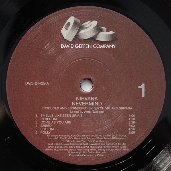 NIRVANA - Nevermind U.S. 180 Gram Re-Issue LP 2013