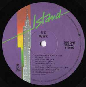 U2 - WAR U.S. LP Gatefold Sleeve Excellent Condition