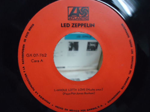 Led Zeppelin - Whole Lotta Love RARE 3-Track Mexican 7" EP