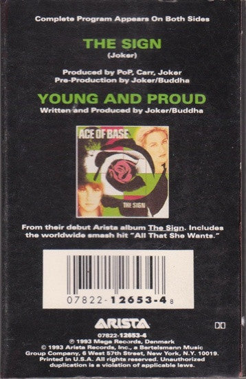 Ace Of Base - All That She Wants / The Sign 2x U.S. Cassette Singles