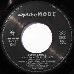 Depeche Mode - In Your Room - RARE 7" Single Germany