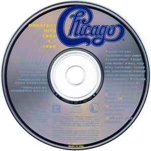 Chicago - Greatest Hits 1982 - 1989 U.S. CD LP
