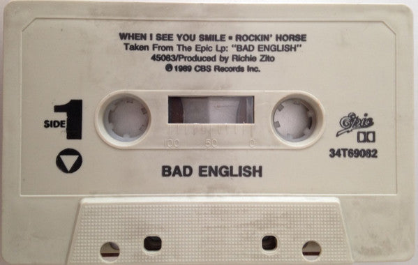 Bad English - When I see You Smile U.S. Cassette Single