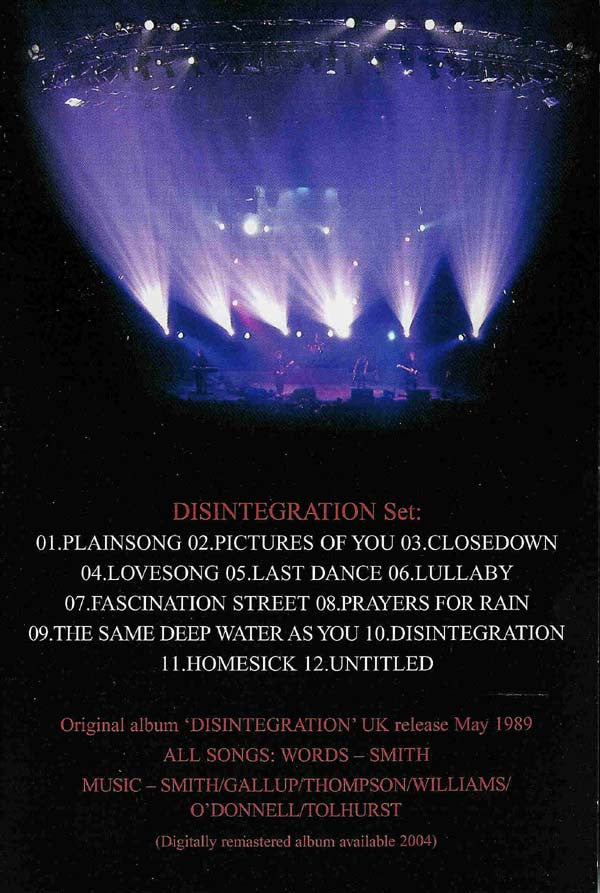 The Cure - Trilogy 2 x DVD Box Set