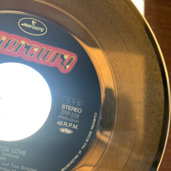 Bon Jovi - Burning For Love Japan Only Promo 7" Single