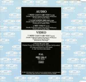 The Cure - Why Can't I Be You? - RARE UK CD Video