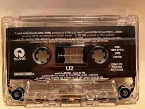 U2 - Even Better Than The Real Thing U.S. 3-Track Cassette Single