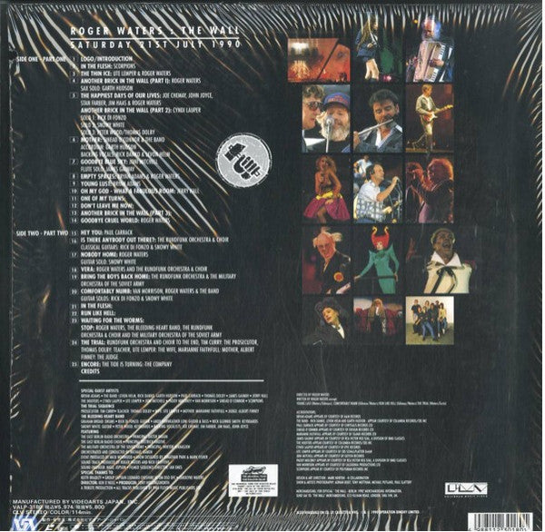 Roger Waters - Pink Floyd - The Wall-Live In Berlin - RARE Japan Issue 12" Laserdisc