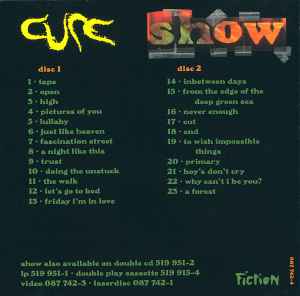 The Cure - SHOW - Rare European Import 2 x CDV Set - Germany