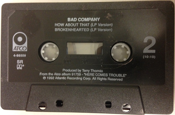 Bad Company - How About That U.S. Cassette Single